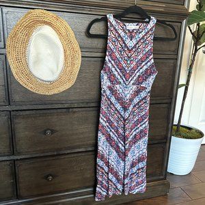 Athleta Santorini Thera Dress - halter neck printed - Small